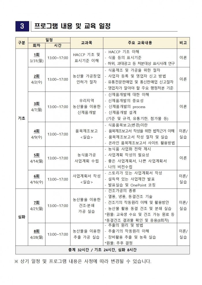 2025년 농산물 가공 창업 교육 교육생 모집 공고002.jpg