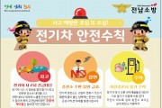 영광소방서, 전기차 충전시설 화재예방대책 추진