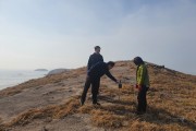 김장오 영광부군수, 희귀 야생조류 서식지 육산도․각거도 현장점검