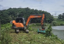 영광군, 농업용 저수지 46개소 잡목 제거 완료…제방 안정성 확보