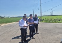 장세일 영광군수, 백수 해안도로 공사 현장 점검