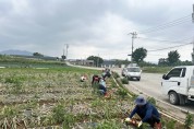군서면, 영농철 농촌 일손돕기 활동