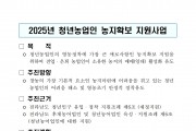 2025년 인력육성분야 지원사업 추가 모집 공고