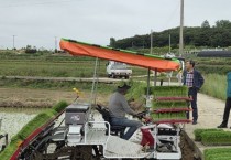 대마면, 농번기 모내기 등 영농현장 격려 방문