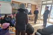 군서면장, 새해 어르신께 신년인사로 첫 행보