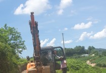 군서면, 집중호우 응급복구·피해조사에 행정력 집중