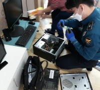 영광경찰, 취약계층 온라인 수강지원을 위한  PC지원팀 봉사활동 전개