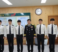 영광소방서, 신규임용 소방공무원 임용장 수여
