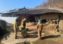 영광소방서, 소방차 진입 곤란지역 현장적응훈련 실시