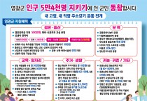 영광군, 인구 5만 4천명 지키기에 총력