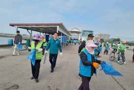염산면, 전국생활체육대축전 대비 환경정화 활동 실시