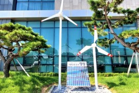 영광군, 신재생에너지 모형 설치로 친환경 홍보 앞장