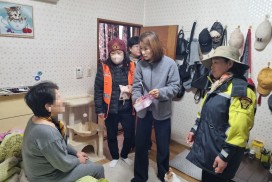 홍농읍, 화재 취약계층 107가구 화재예방 안전지원 실시