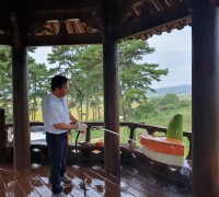 군서면, 가을철 맞이 관내 정자(亭子) 정화활동 실시